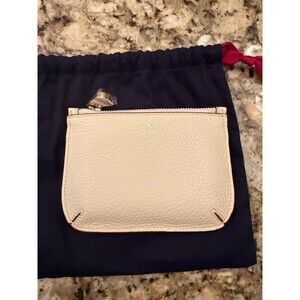 Aspinal of London Small Ella Pouch - Ivory Pebbled Leather